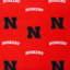Coussin de chaise de salle à manger d’intérieur/extérieur nebraska NCAA