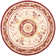 Hollander Oriental Hand-Hooked Wool Burgundy Area Rug