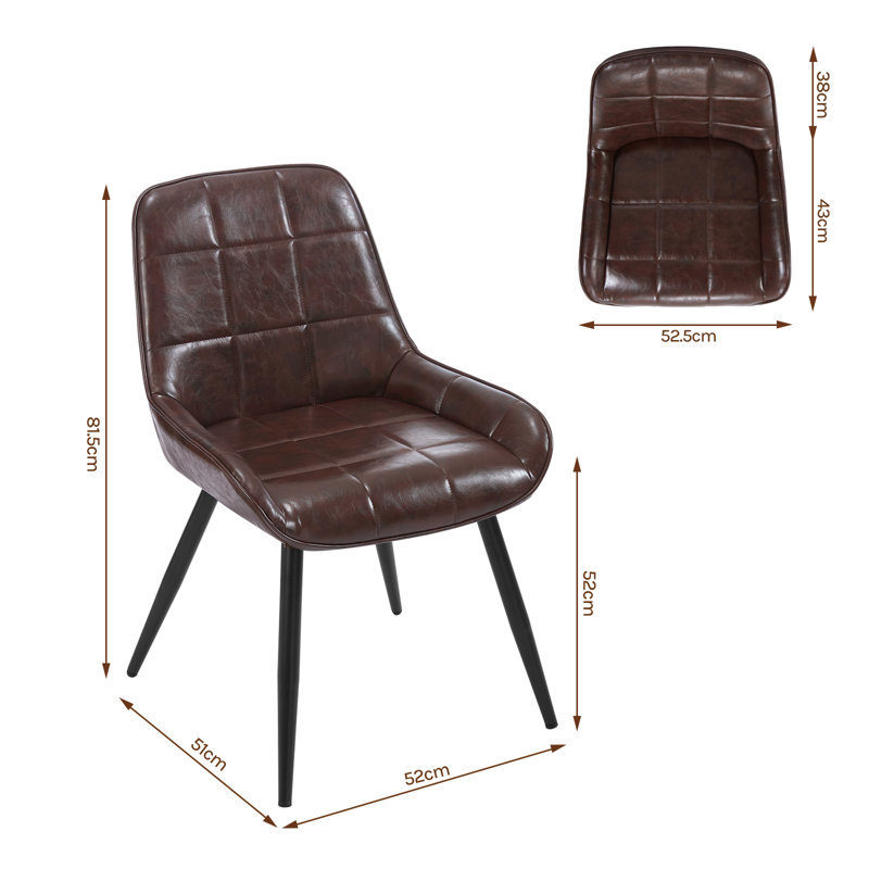 Hausmann Armchair, Dark Brown, 2