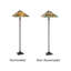 Lampe sur pied 2 lumières 16 po sapin style Tiffany Tiffany-889528964