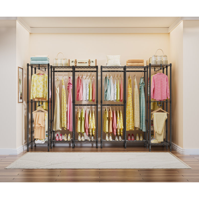Portemanteaux pour garde-robe en fil métallique
