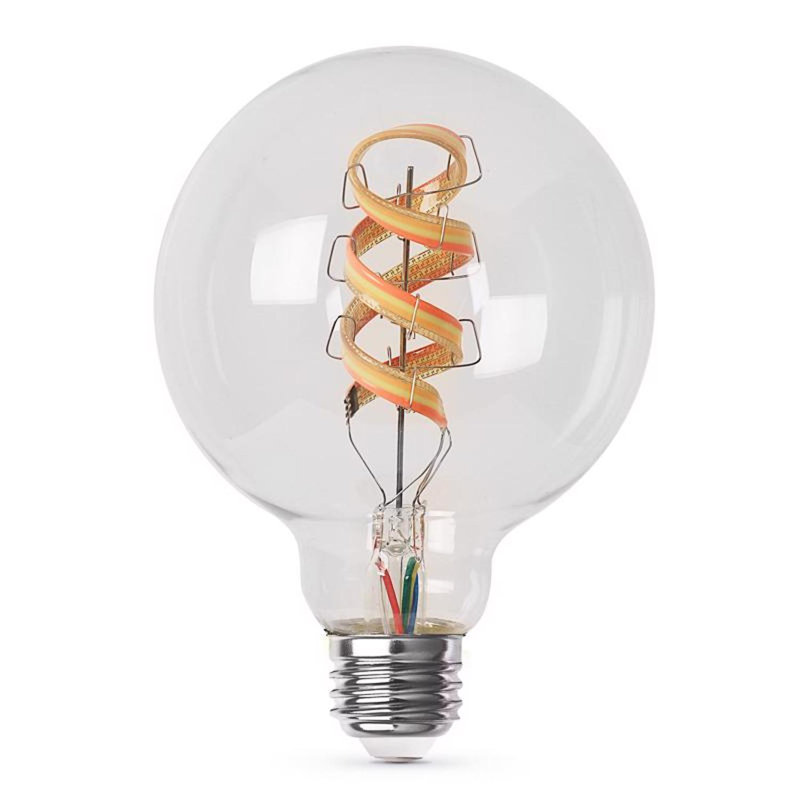 Ampoule DEL Feit Smart Home G30 E26 (moyenne) à changement de couleur de 60 watts, équivalente, 1 paquet