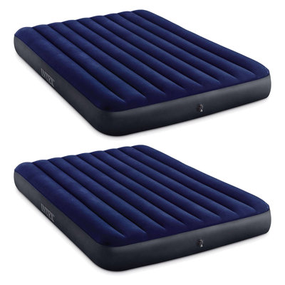 Intex Dura-Beam Standard Series Single Height Inflatable Airbed, (2 Pack) by Intex