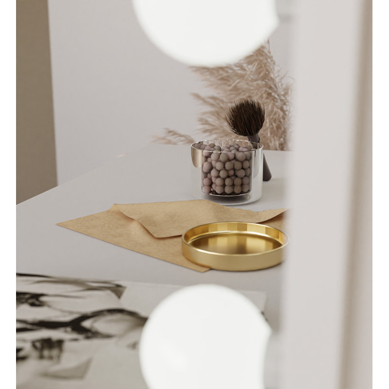 Izetta Dressing Table with Mirror