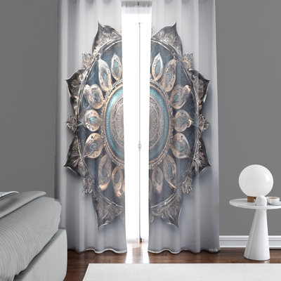 Semi Sheer Curtain Pair
