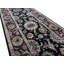 Wool Oriental Area Rug in Wine/Black/Beige/Green