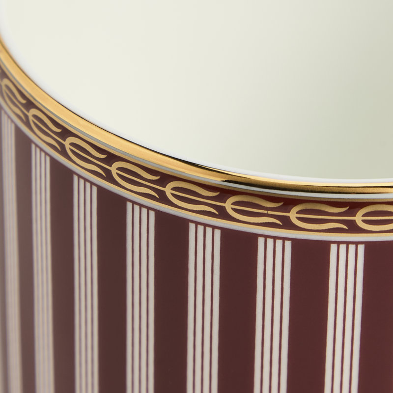 Red Splendour Bone China Coffee Mug