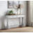 Antique White Finish Console Table