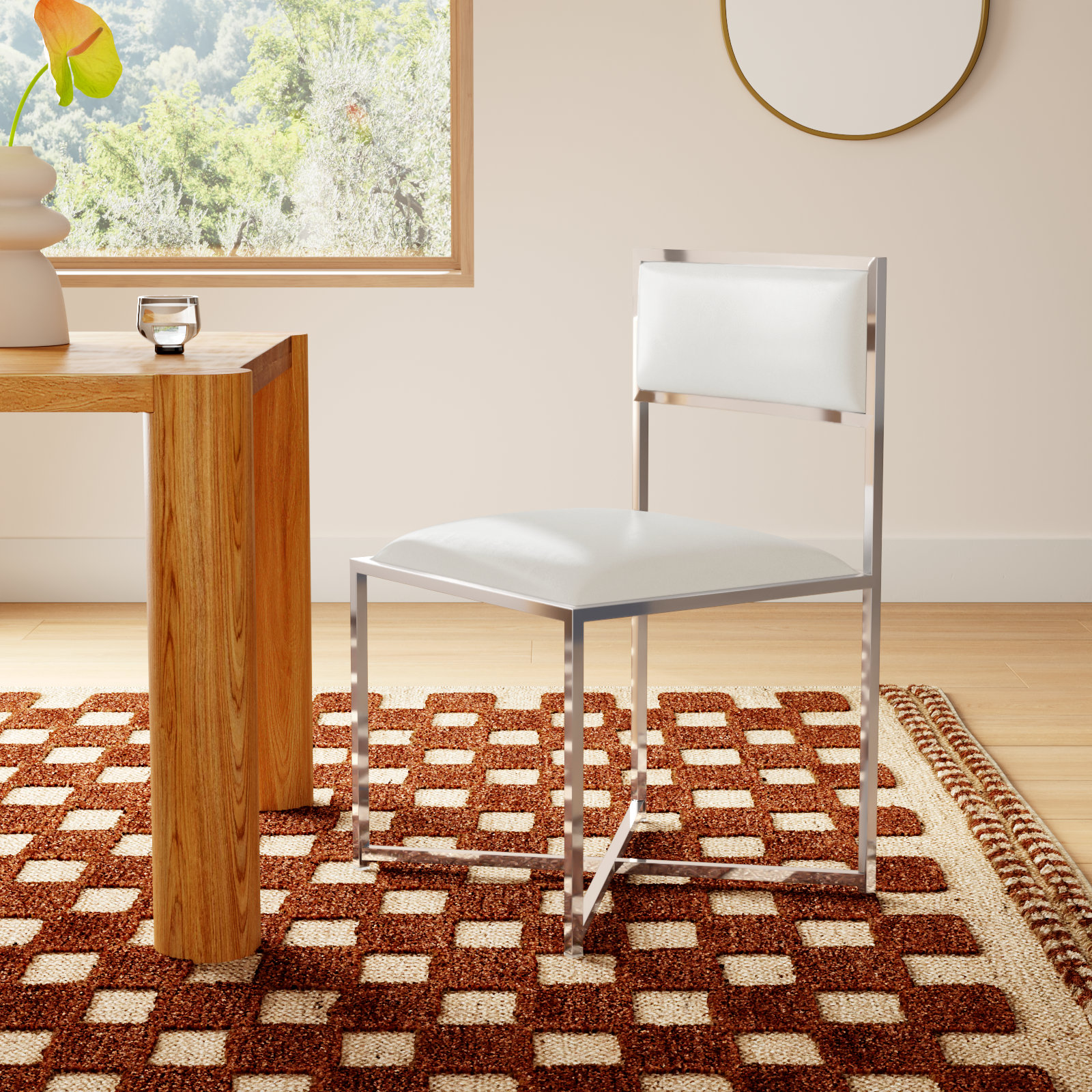 Malen Side Chair, White