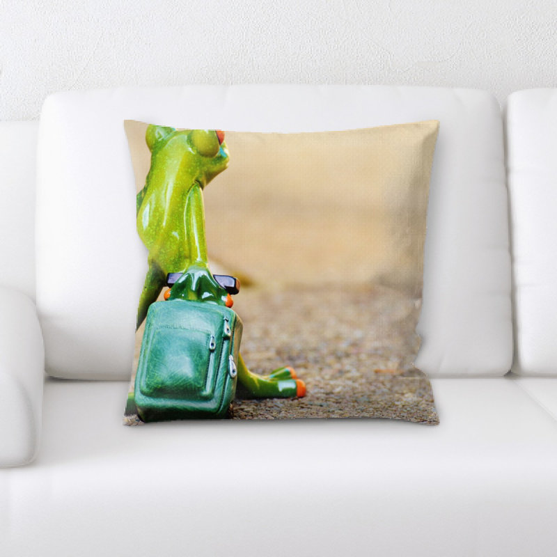 Microsuede Throw Pillow