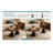 Black and Walnut Nesting Round Coffee Table Set with Hourglass Base