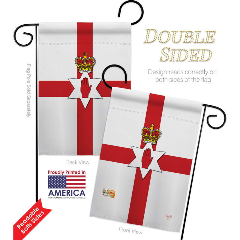 2-Sided Polyester 19 x 13 in. Flag Set