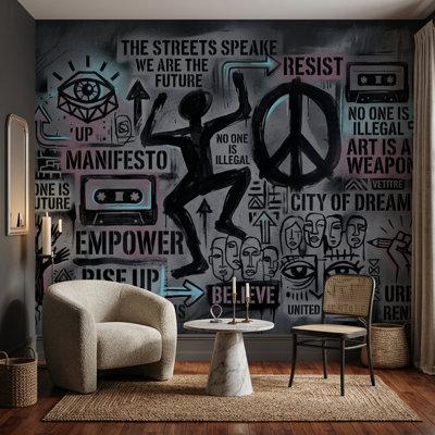 Papier peint mural en béton Urban Street Art