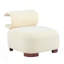 Chaise d'appoint moderne en polyester pour le salon - Convient aux animaux de compagnie, capacité de poids de 330 lb, conception élégante et durable