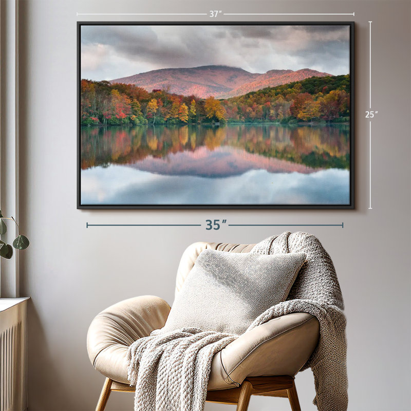 Impression sur toile Freidin Blue Ridge Parkway, H 25 po x l 37 po