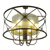 Penelope 6 - Light Drum Chandelier
