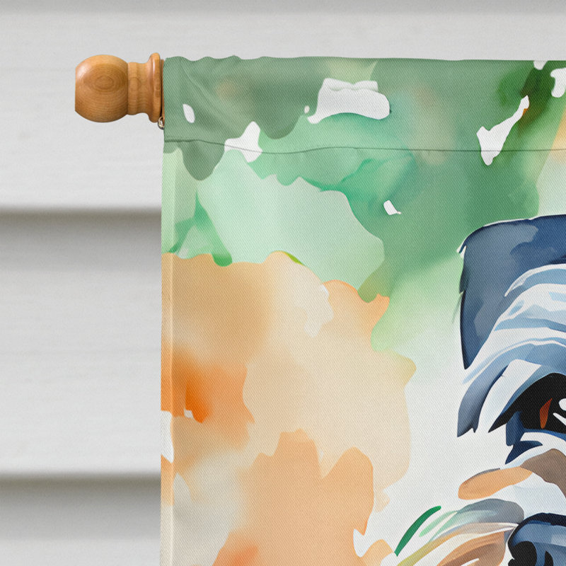 Drapeau de jardin en polyester à 2 faces, H 40 po x l 28 po