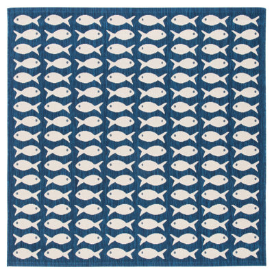 Tapis d'intérieur / extérieur à imprimé animal Paugh Performance
