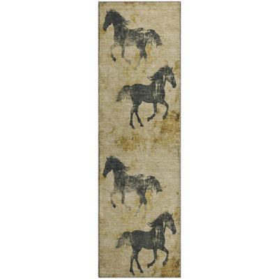 Premium Machine Washable Varroville AMF1717 Animal Rug