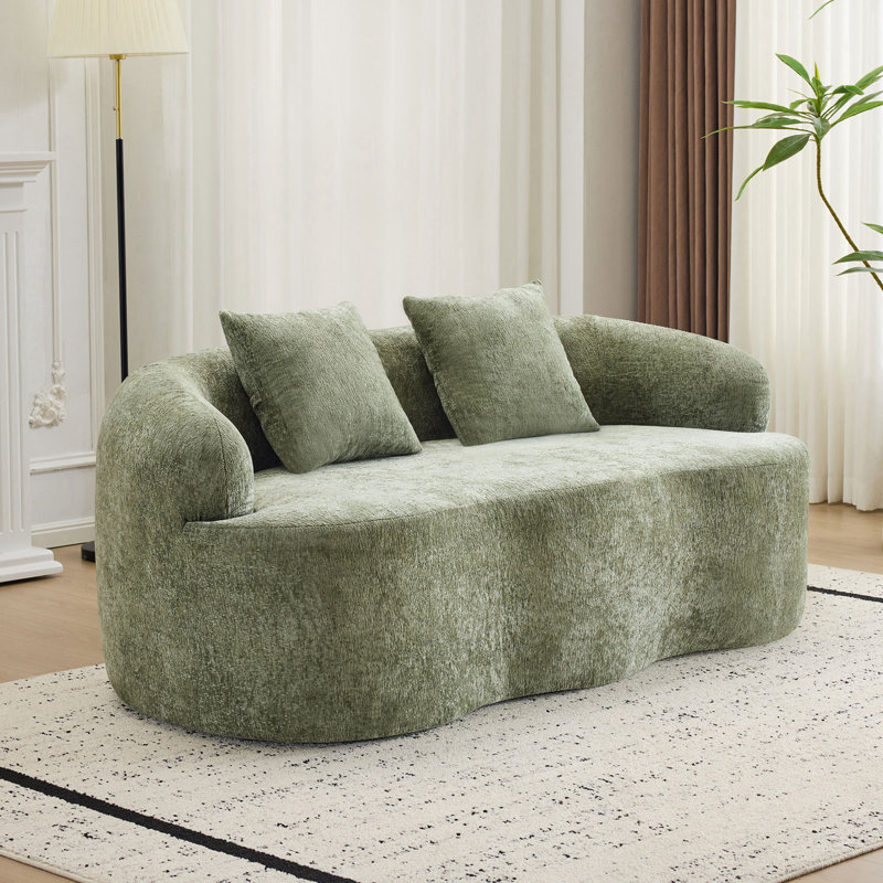 Canapé 67 po Pure Sponge, Vert