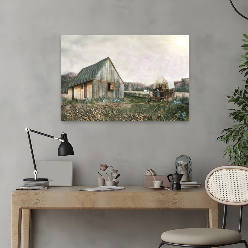 Art mural Homestead Haven, H 16 po x l 24 po