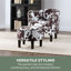 Anges Upholstered Barrel Chair with Ottoman-621981628