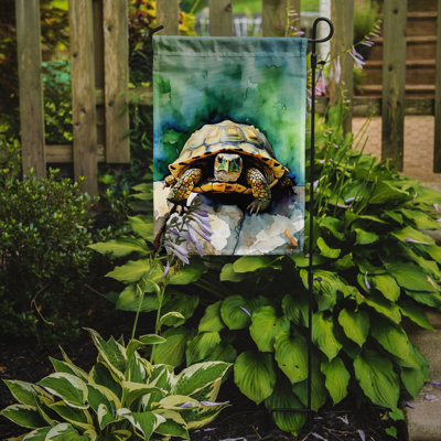Drapeau de jardin tortues tortues