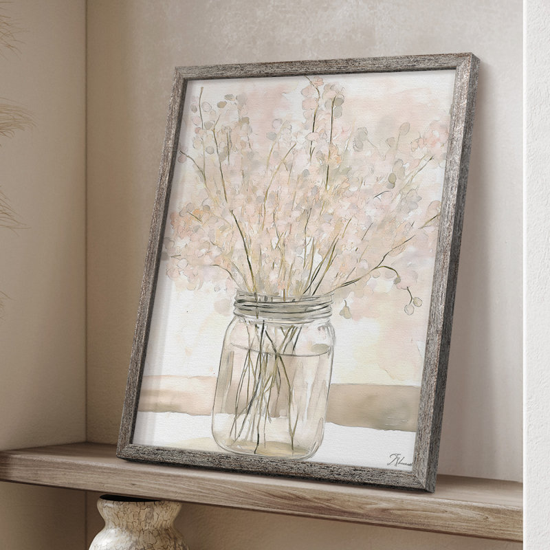Reproduction encadrée FLORAL Series DLX - bois massif, H 11 po x l 9 po