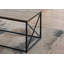 Ensemble de table, table basse avec table de bout et structure en métal-1760213003