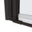 Universal Pivot Shower Door,Open Outside,With 1/4" Tempered Glass-112514098