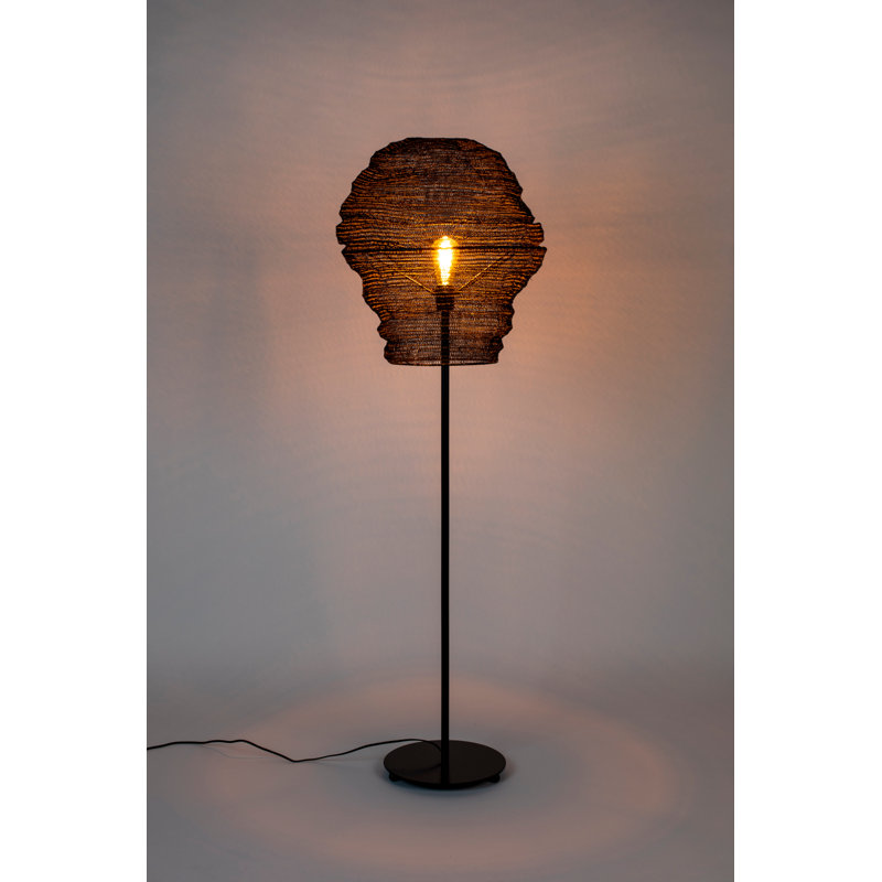 Lena 61'' Floor Lamp, Black