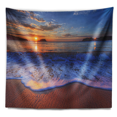 Sandy de tapisserie de mer avec accessoires suspendus inclus