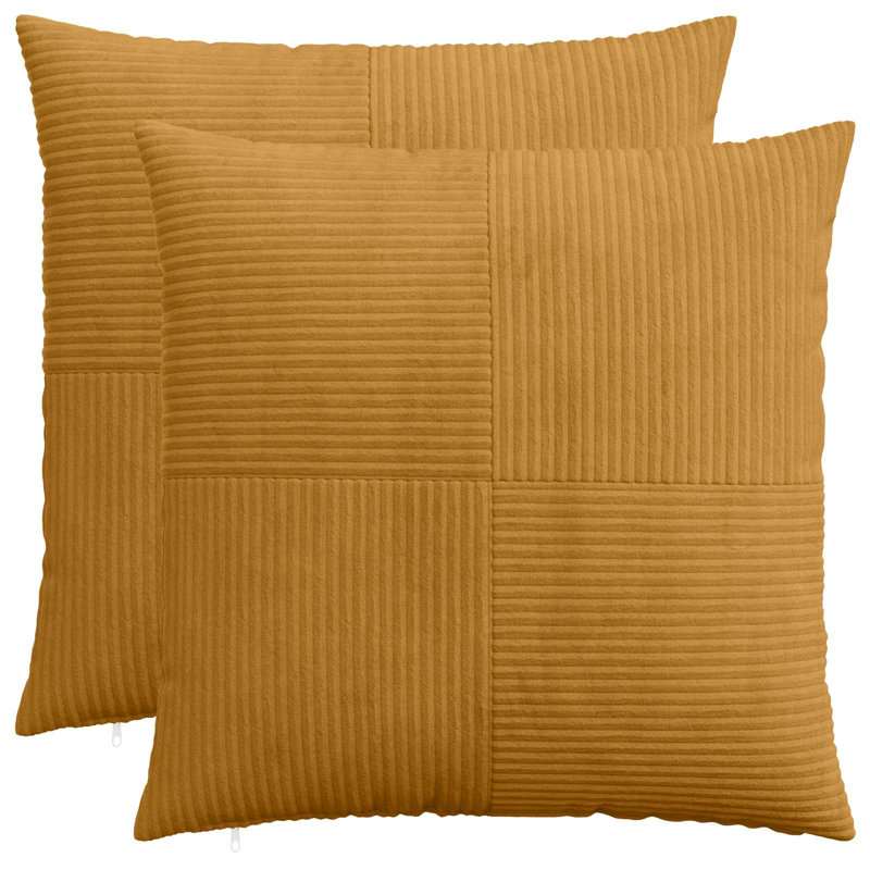 Anthracite Cushion Cover, Square 70cm, Yellow