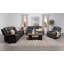 Ensemble de canapé inclinable rembourré 3 pièces Traie - gris-129632098