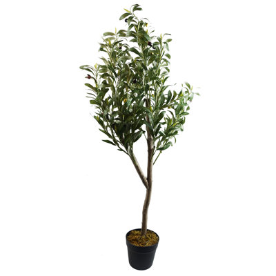 Anlin 120cm Faux Olive Tree in Pot