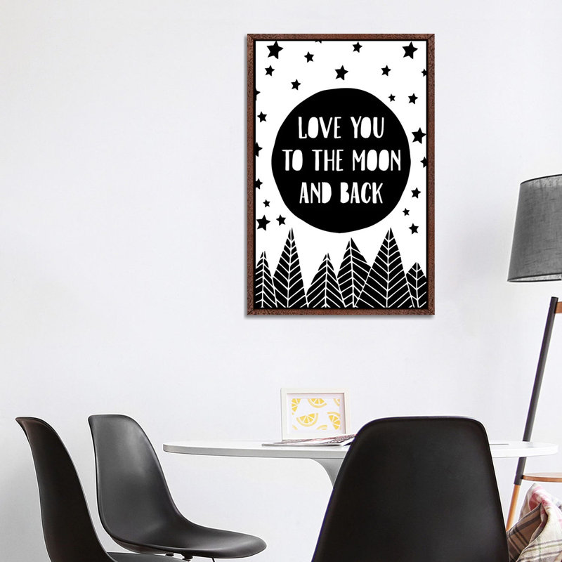 To The Moon by The Native State - Gallery-Wrapped Canvas Giclée on Canvas, 101.6 cm H x 66.04 cm W, Classic Wood Framed
