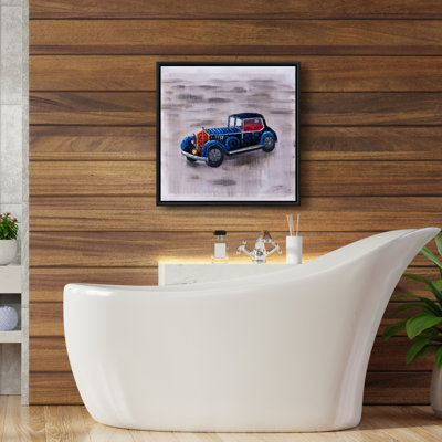 Toy Car Print On Canvas