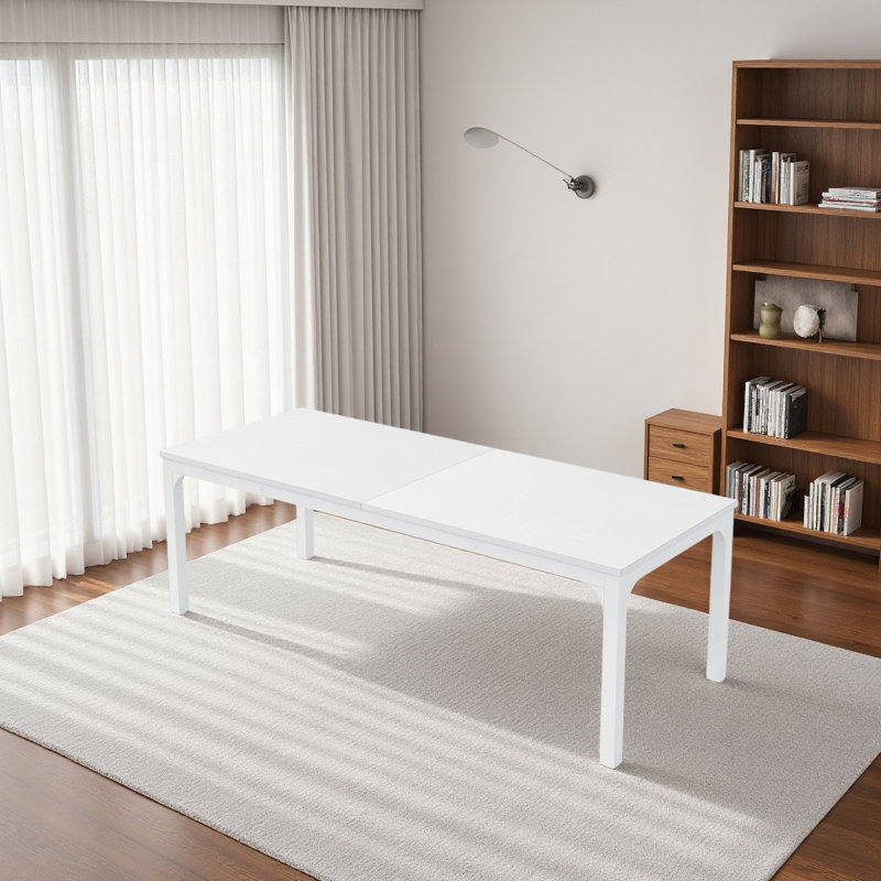 Practical Computer Desk,Rectangle Conference Table,Executive Desk, White
