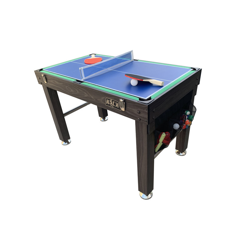 KICK Tetrad 55" 2-In-1 Multi Game Table, Brown