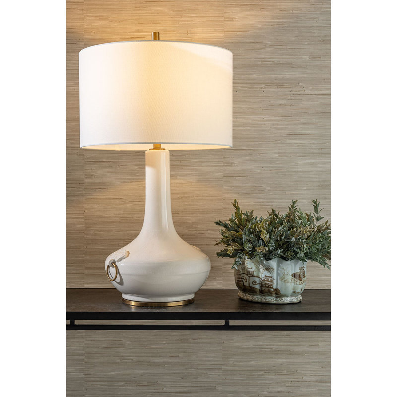 Lotus Lamp, Cream