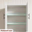 Grande armoire 70 po autoportante 70 po avec 4 portes, tablettes réglables, rangement pour la cuisine, la salle à manger et le salon-129867338