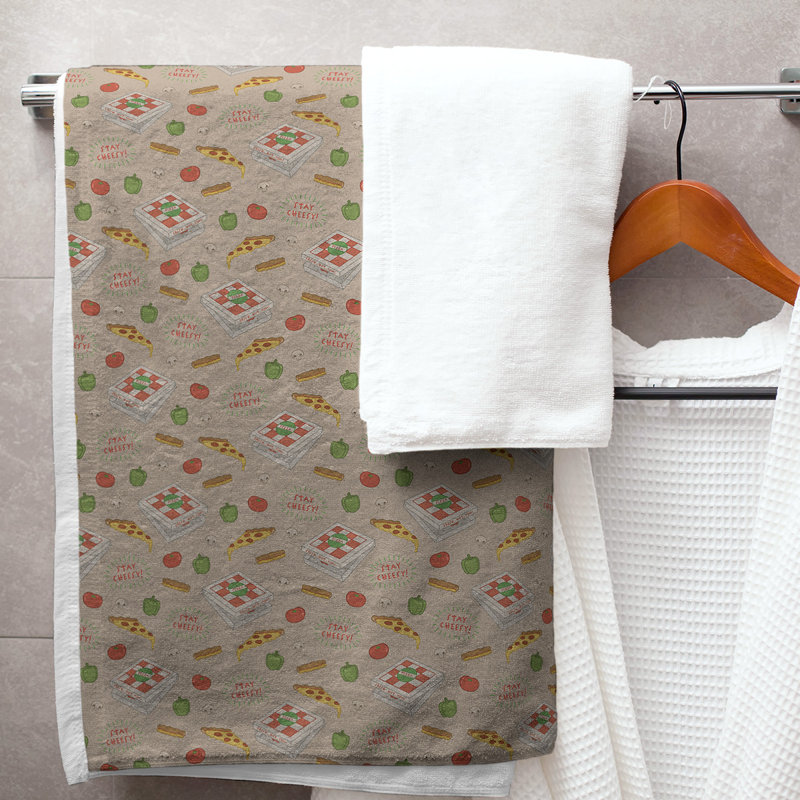 Katelyn Elizabeth Cotton Blend Bath Towel, Gray