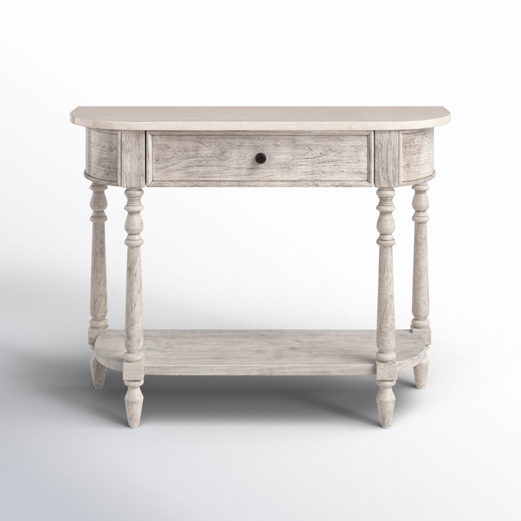 Aberdale 40'' Console Table with Marble Top