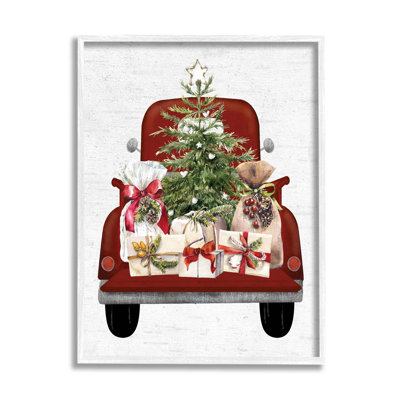 Country Truck Christmas Gifts by Lettered And Lined - Graphic Art on Wood