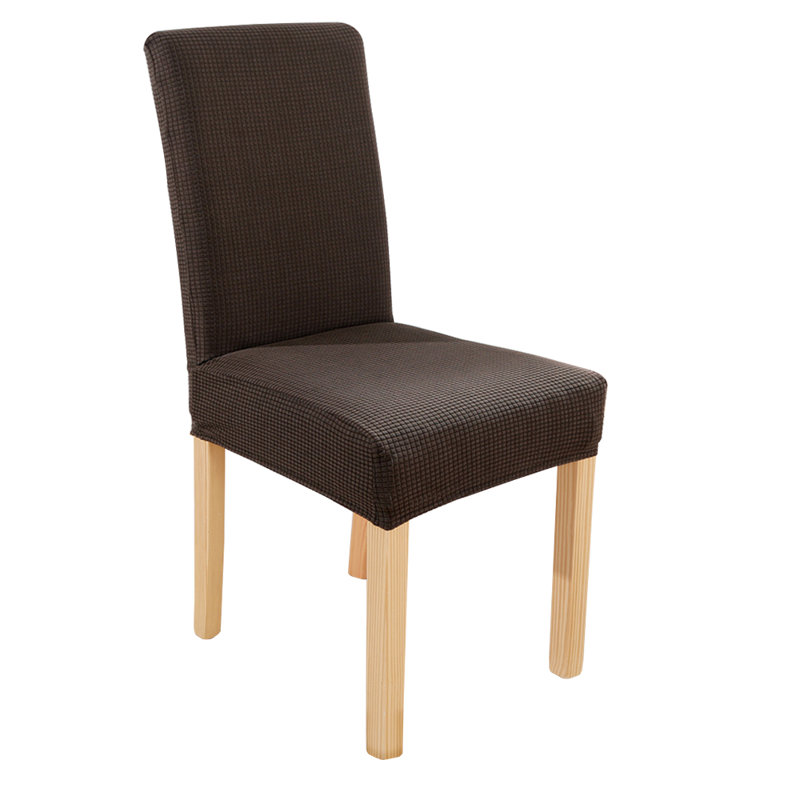 Housse extensible pour chaise de salle à manger, Café