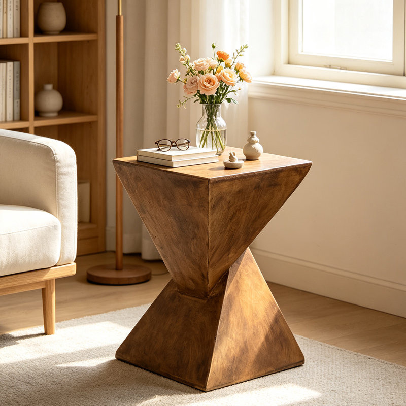 Douglaston Pedestal End Table