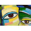 One with you hand -painted acrylic painting