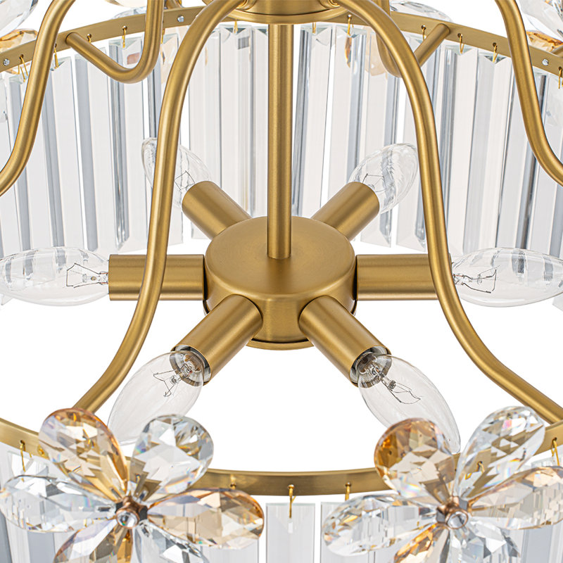 Lustre tambour 6 lumières