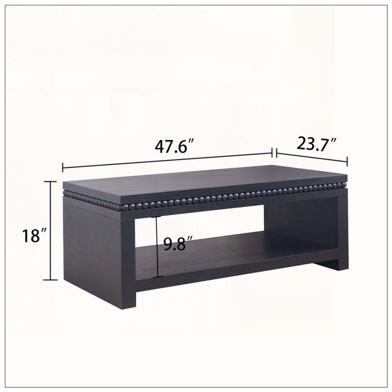 Table basse Modern, Noir