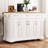 54Inch Large Kitchen Island With Rubber Wood Drop Leaf, Embossed Texture Rolling Kitchen Cart On 4 Wheels With 4 Doors And 3 Drawers, Kitchen Island With Storage For Kitchen, Dining Room-1086221126